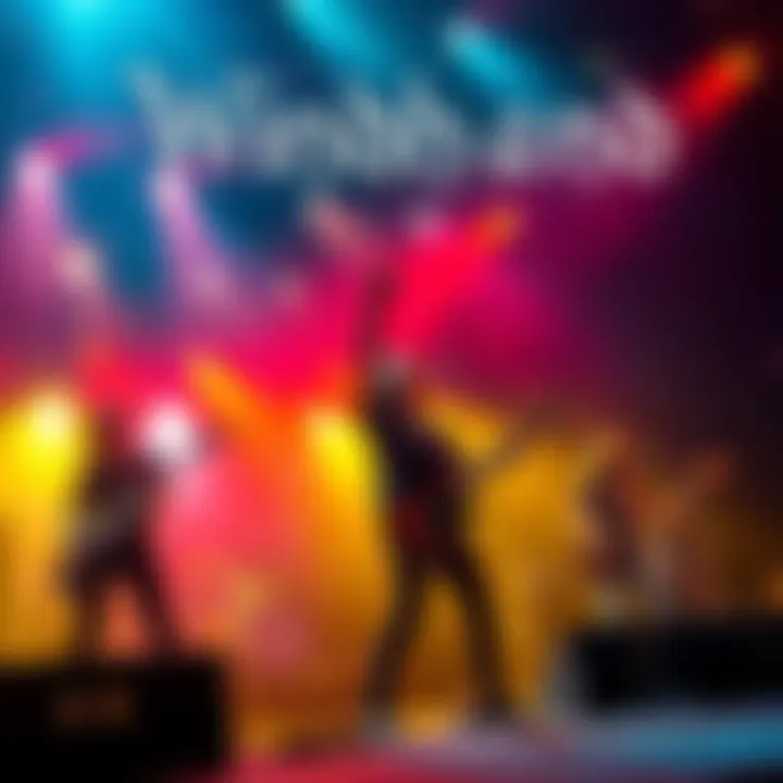Windhand band performing live on stage with lights and energy during a concert.
