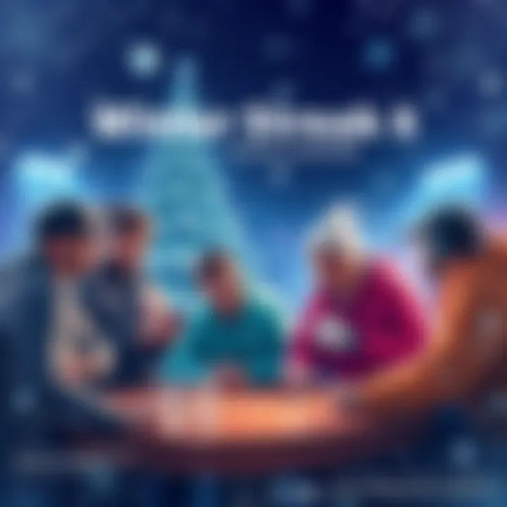 Players discussing strategies for winning the Winter Streak 6 Challenge with enthusiasm