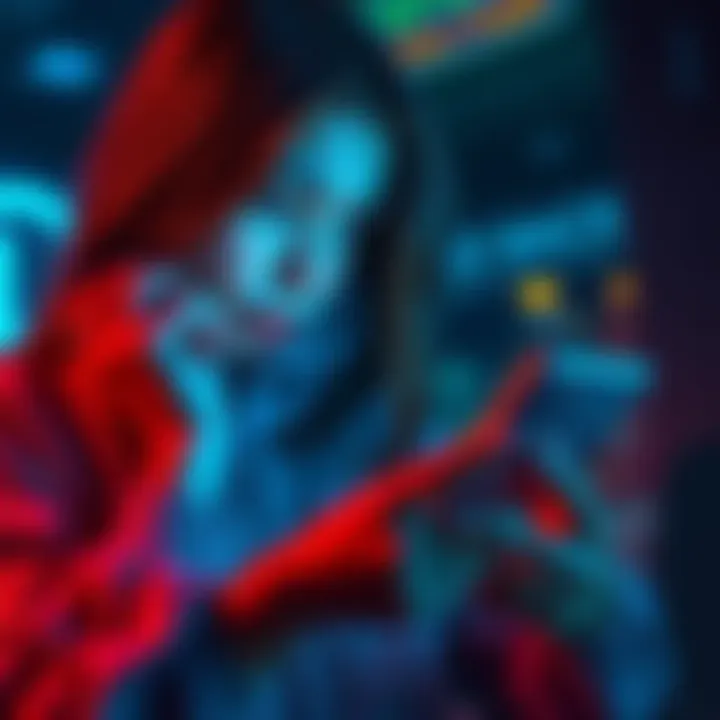 A woman looking worried while checking her phone for information about withdrawing funds from a crypto platform.