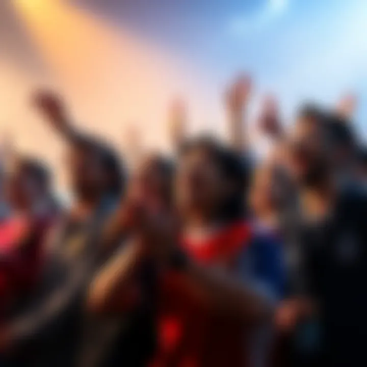 People participating in a prediction game for World Cup 2026, showing excitement and engagement