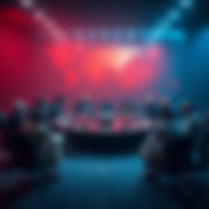 Leaders from different countries discussing global issues at a round table meeting