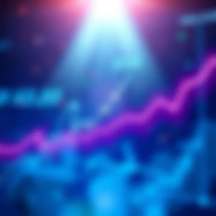 Graph showing XLM price reaching $2.20 on Upbit exchange with excitement in the background
