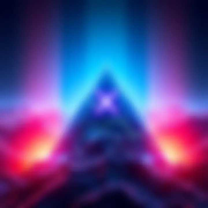 XRP breaking out of a triangle shape with an upward price trend chart