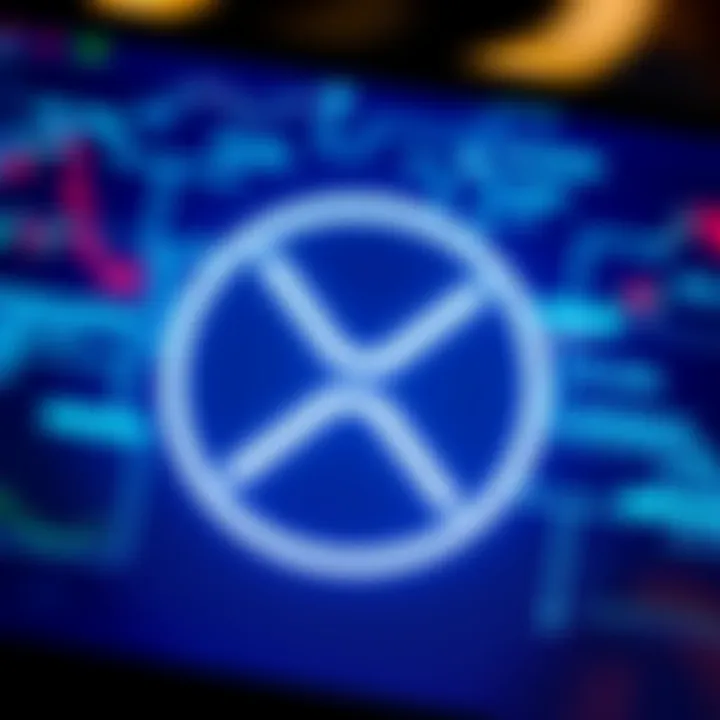 XRP logo on a digital screen A close-up of the XRP logo displayed on a digital screen, highlighting the challenges of buying XRP on exchanges.