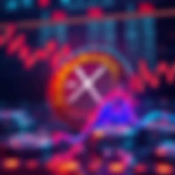 A graphic showing 1 billion XRP tokens with 70% relocked, illustrating market concerns and price dynamics.