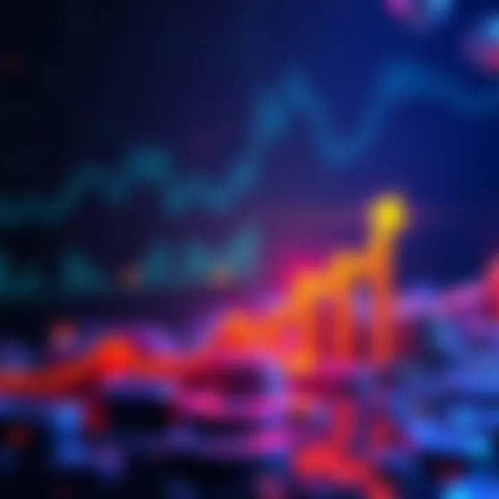 Graph showing Zora's rising growth trends with upward arrows and positive indicators
